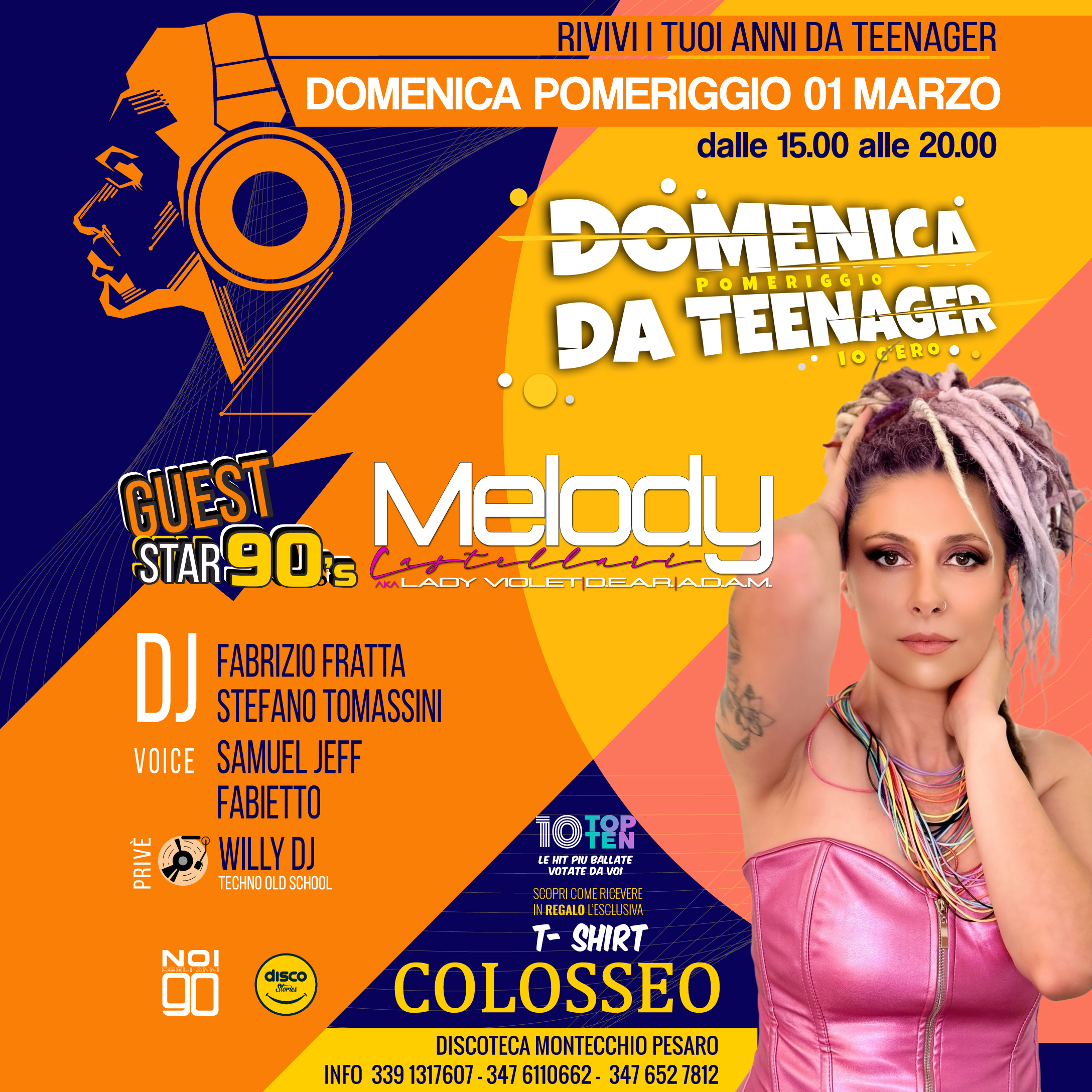 DOMENICA DA TEENAGER -COLOSSEO